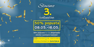 Slavimo 3. rođendan u Livision optici na Savskoj! 🎉